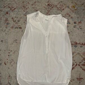 H&M White Sleeveless Blouse
